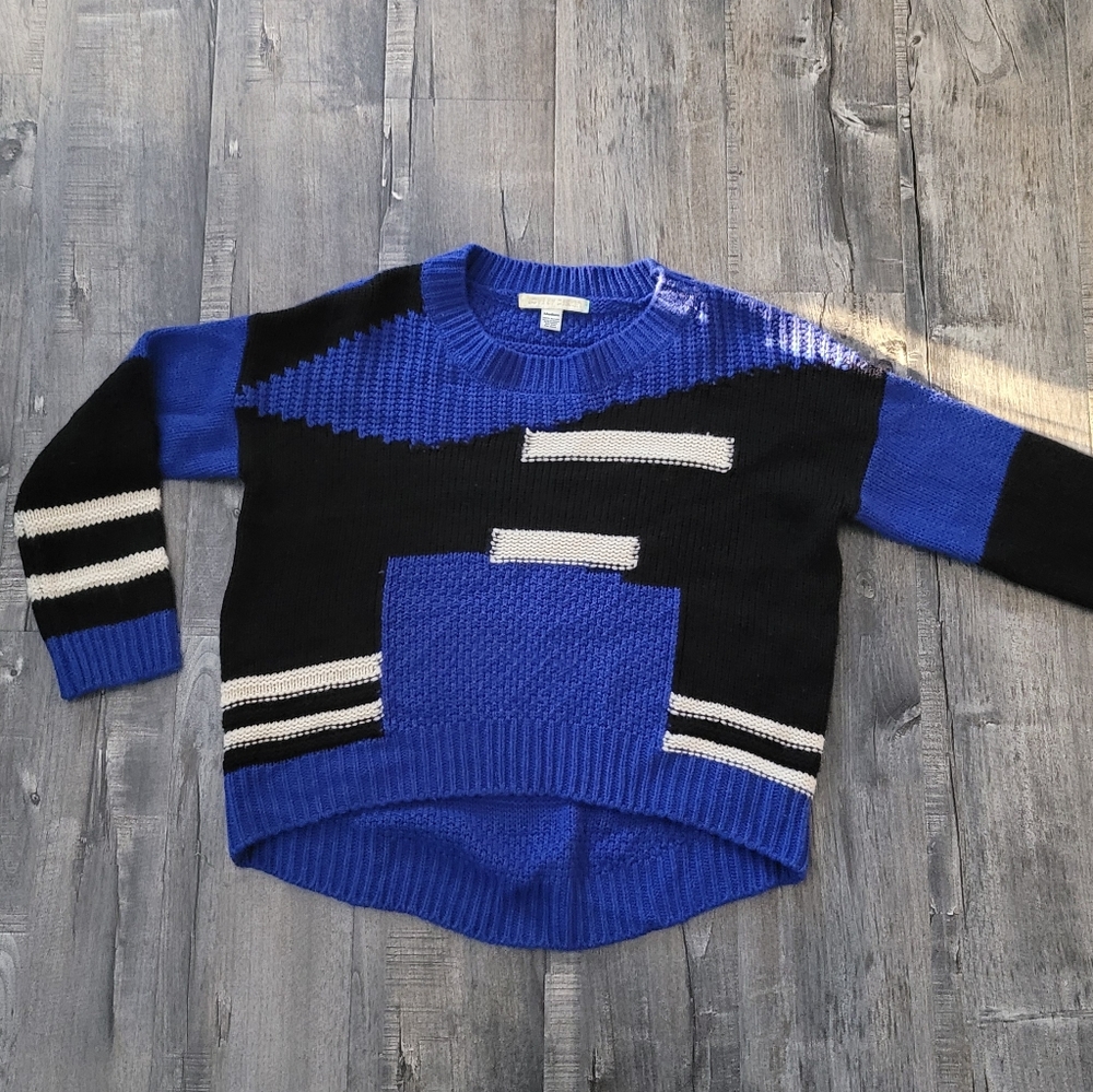 Love By Design Block Pattern Sweater